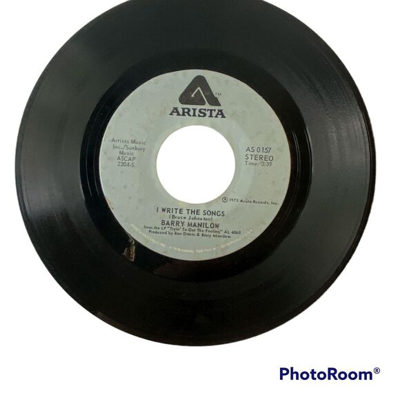 Barry Manilow I Write the Songs A Nice Boy Like Me Vinyl 1975 Arista Blue Label - Picture 4 of 7
